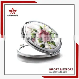 Professional Manufacturer Good Quality Mini Pocket Promotional Cosmetic Mirror thumbnail-1
