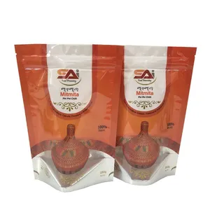 Digital Printed Smell Proof Mylar Bags With Zipper And Window thumbnail-1