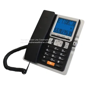 Office Desk Phone Corded Telephone With Big LCD Display thumbnail-1