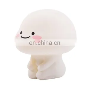 Silicone Gel Night Light Bedroom Bedside Eye Protector Sleeping Lamp Energy-saving Plug-in Table Lamp thumbnail-1