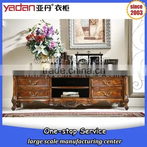 Living Room Cabinet Hand Painted Antique Furniture tv Table, tv Desk Stand Designs 2016 Quality Choice thumbnail-1