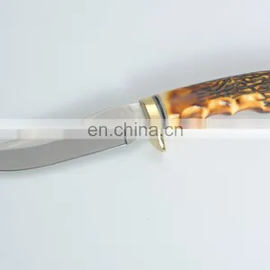 Hunting Knife Fixed Blade Knife Stainless Steel Blade Resin Handle thumbnail-2