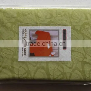1PC Solid Jacquard Table Cloth thumbnail-1