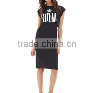 Custom Summer t Shirt Girl Dress Silm Fashion Dress Bodycon Casual Dress thumbnail-1