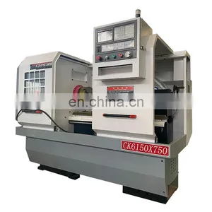 Automatic Flat Bed Metal CNC Lathe CK6150x750 With High Precision thumbnail-1