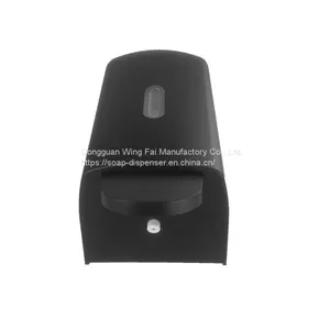 Factory Custom 1000ml Plastic Black Wall Mounted Hand Sanitizer Alcohol Manual Soap Dispenser For Hotel thumbnail-4