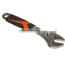 Adjustable Wrench With Rubber Handle thumbnail-1