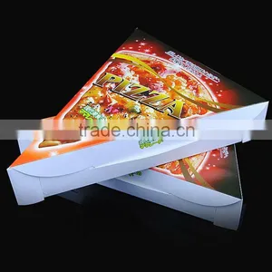 Corrugated Paper Triangle Pizza Box, Disposable Triangle Sandwich Box, Fast Food Packing Box thumbnail-1