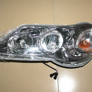 China Auto Parts Manufacturers China Auto Parts HJQ-080-LH Replacement Head Lamp for Kinglong Bus Led Lights 24v for Buses thumbnail-2