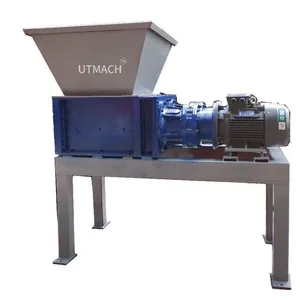 United Tech Machinery 4 Shaft Shredding Machine for The Msw Recycling System Waste Treatment Cuztomized Four Shaft Shredder thumbnail-4