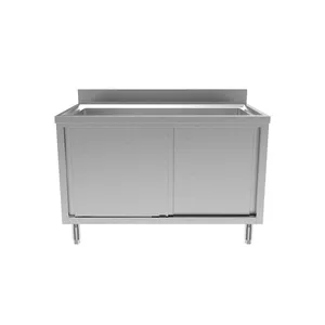 Modular Sink Cabinet System With Adjustable Legs and NSF Certification thumbnail-2