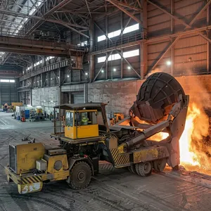 Slag Pot Carrier for Steel Mill Molten Slag Safe Transport Heavy Duty thumbnail-1