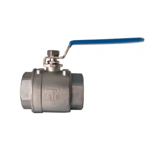 API Three Way SS201 Ball Valves Screwed End Little Size 300# Ball Valve Thread Connection SS Ball Valve thumbnail-3