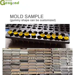 Jelly Sweet Gummy Bear Depositor Candy Make Machine Fabrication Small Production Line thumbnail-2