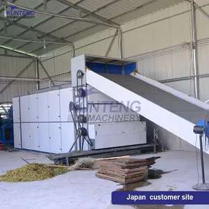 Banana Ginger Slice Drying and Grinding Production Line Turmeric Onion Mesh Belt Dryer EPC thumbnail-2