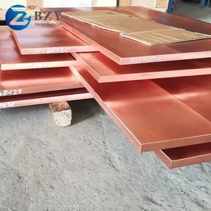 Cathode C10100 Copper Plate/sheet High Purity 99.99% Copper Plate Coil Brass for Sale Sheets of Copper 7-15 Days Available 1KG thumbnail-1