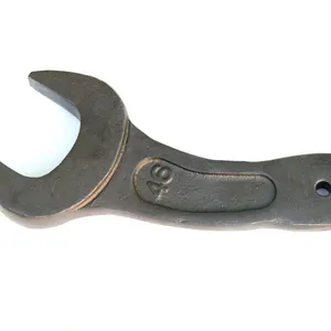 Drop Forged Alloy Steel Bent Handle Slogging Open Wrench,, Chrome Plated Finish thumbnail-2