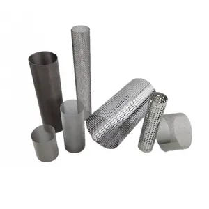 304 Stainless Steel Filter Drum With 0.5mm Perforated Holes, 1.5mm Thickness, 200L Capacity for Liquid Filtration thumbnail-2