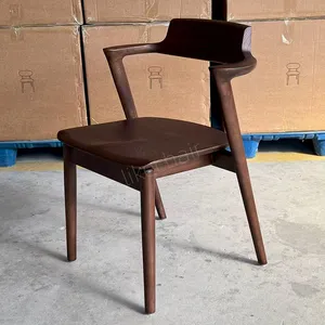 Modern Solid Wood Dining Chair for Villa Living Room Home Bar Apartment Gym Bathroom Workshop-Wedding Events Rental Banquet thumbnail-3