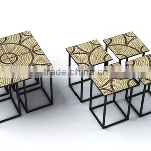 2015 Best Selling Mosaic Split Side Table Home Furniture Sets Quality Choice thumbnail-1