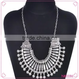 Vintage Simple Coin Necklace 2015 Fashion Women Jewelry Statement Necklace thumbnail-1