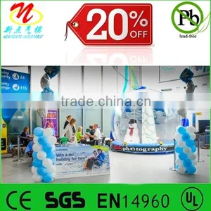 Christmas Inflatable Snow Globe, Indoor Blow up Globe With Snowman Inside thumbnail-1