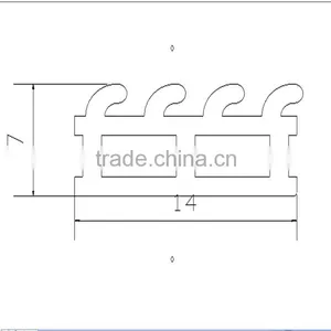 YUANJI Fire Rated Door Seal And Pvc Fire Seal Garage Door thumbnail-2
