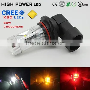 High Quality 30w Motorcycle Fog Lights Led Bulb Lights Multicolor H1 H7 9005 9006 Yellow Led Fog Light thumbnail-1