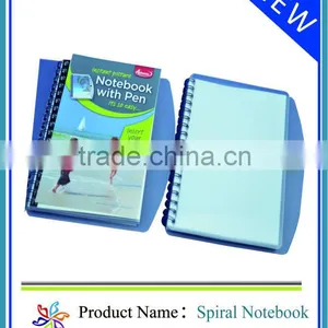PVC Cover With Pen Spiral Notebooks thumbnail-1