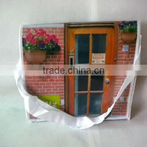 Environmental Recycle Non-woven Shoulder Bag thumbnail-1