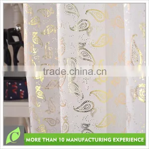 Curtain Supplier Bedroom Use Transparent Voile Hot Foil Curtain Fabrics Turkey thumbnail-3