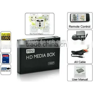 Mini 1080P HD Multi Media HDD Player With SD/MMC Card & USB Slot thumbnail-1