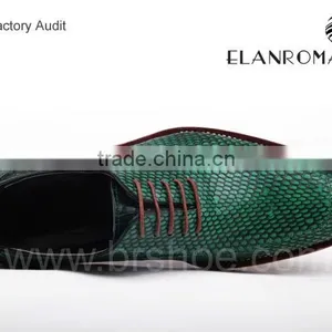 Snake Skin Fashion Oxford Shoes Handmade Goodyear Shoes Dress Shoes thumbnail-3