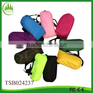 2016 Hot Sale Nylon Waterproof Inflatable Lay's Bag Banana Sleeping Lay Bag thumbnail-2