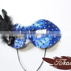 Halloween Accessories Cock Feather Mask thumbnail-5