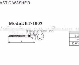 China Supplier For Sale Steel Electric Galvanized Swing Hook With Bolt And Plastic Hardware Carabiner Rigging Screw Galvan thumbnail-4
