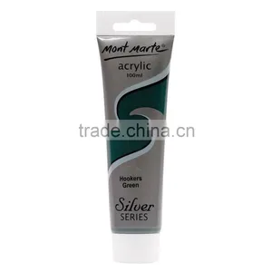 Mont Marte Silver Series Acrylic Paint 100ml - Hookers Green thumbnail-1