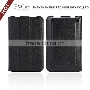 Ultra-thin Three Folding PU Leather Case for Amazon Kindle Fire HD 6 Cover thumbnail-2