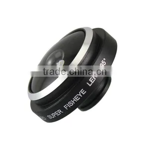 Detachable Circle Clip 235 Degree 0.4x Super Fisheye Lens for Smart Phone IPhone 6 Ipad Samsung Galaxy S6 thumbnail-1