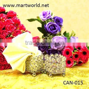 Silver Fashionable Wedding Candelabra, Candle Holders for Wedding Table Center Pieces,crystal Table Center Piece(CAN-015) thumbnail-3