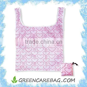 Fahion Foldable Polyester Shopping Bag With Sublimation Printing thumbnail-1