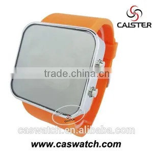 2015 Classice Bracelet Watches Square Digital Silicone Watch thumbnail-1