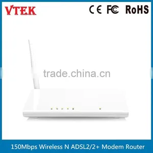 150Mbps Wireless N ADSL2/2+ Modem Router OEM Service for Customized Order thumbnail-1