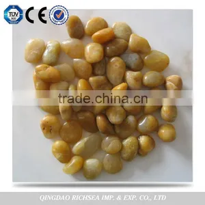 Good Supplier Yellow Natural Granite Stones Pebbles thumbnail-1