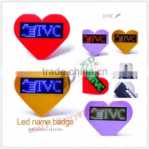 B1236 Red Led Name Badge,led Name Tags,led Name Card thumbnail-1