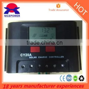 Pwm Solar Panel Charge Controller 12v 20ah Long Service Life thumbnail-1