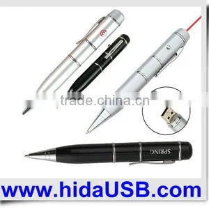 Laser Pointer Usb Flash Drive, Laser Pointer Usb Pen With Ball Point Pen thumbnail-1