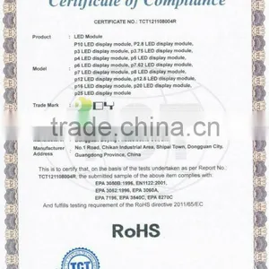 2015 Competitive Price Good Quality Good Reputation P10 Led Display Screen thumbnail-3
