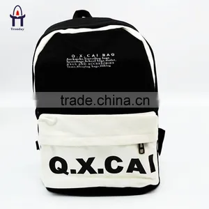 Wholesale Fashion Promotional Canvas Backpack ,leisure Sports Backpack thumbnail-2