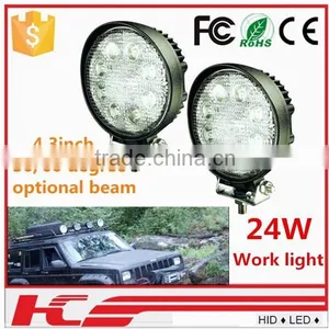 Waterproof 9~32v High Lumen Led Work Light 24w Offroad Led Spotlight Wholesale Led Worklight thumbnail-1